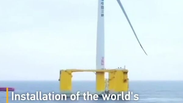 #viral | China Builds World's Largest Single-Unit Floating Wind Turbine to Power 24,000 Homes - Sputnik Africa