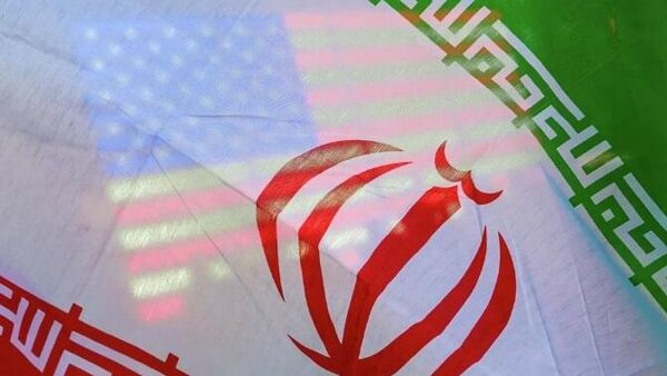 drapeaux iranien et us - Sputnik Afrique