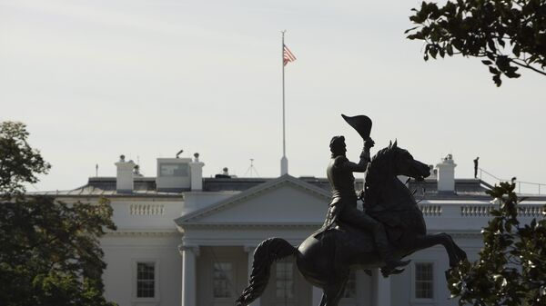 Monument to President Andrew Jackson. Erected in Lafayette Square in front of the White House.  - Sputnik Africa