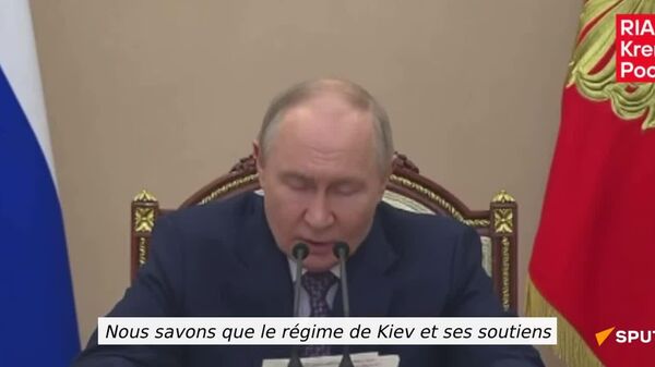 Recourir au terrorisme contre la Russie ne changera rien: Poutine sur les attaques de Kiev à l'approche des élections russes - Sputnik Afrique