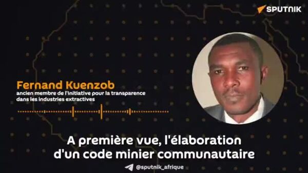 Code minier de la Cemac: un moyen de se serrer les coudes face aux multinationales, selon un expert du secteur - Sputnik Afrique