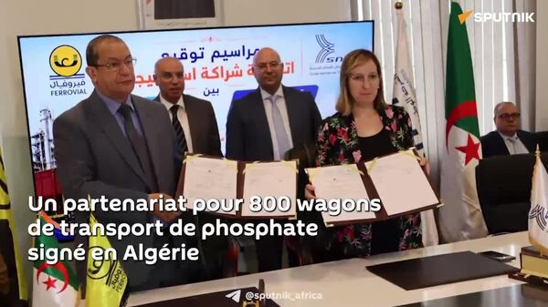 L’Algérie se dotera de 800 wagons de transport de phosphate – service ferroviaire - Sputnik Afrique