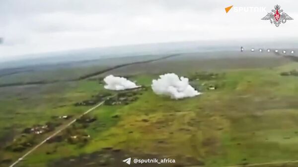 Russian TOS-1A Solntsepyok MLRS Strikes Long-Term Ukrainian Army Shelters - Sputnik Africa