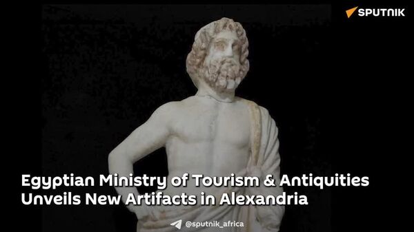 Egyptian Ministry of Tourism & Antiquities Unveils New Artifacts in Alexandria - Sputnik Africa