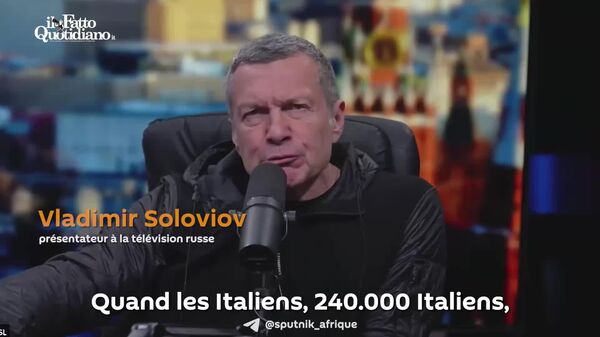 L’argent italien sert à combattre les Russes — un présentateur à la télévision russe - Sputnik Afrique