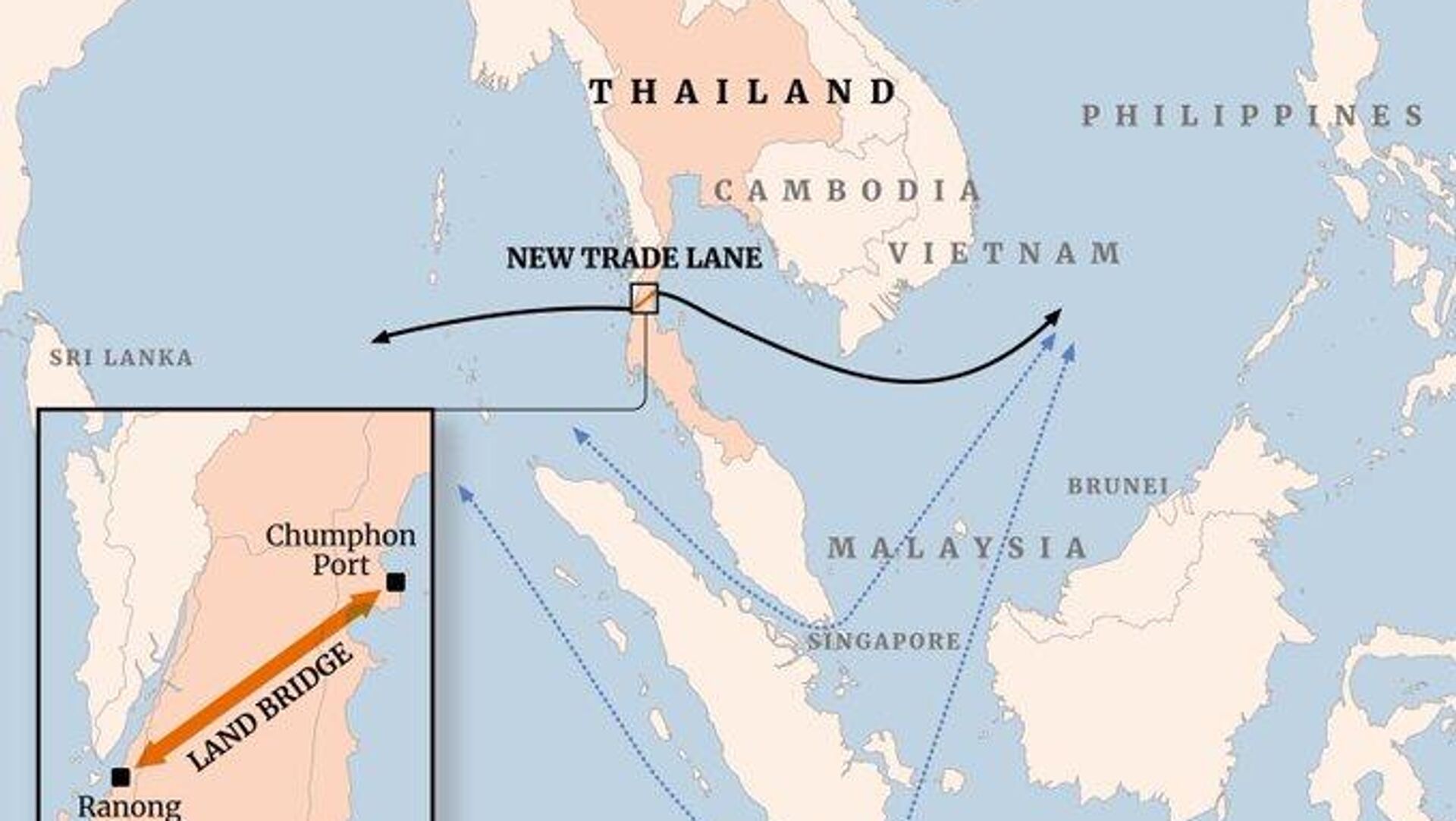 Quelles sont les alternatives au détroit de Malacca en cas de fermeture? Quelles sont les alternatives au détroit de Malacca en cas de fermeture? - Sputnik Afrique, 1920, 07.05.2026