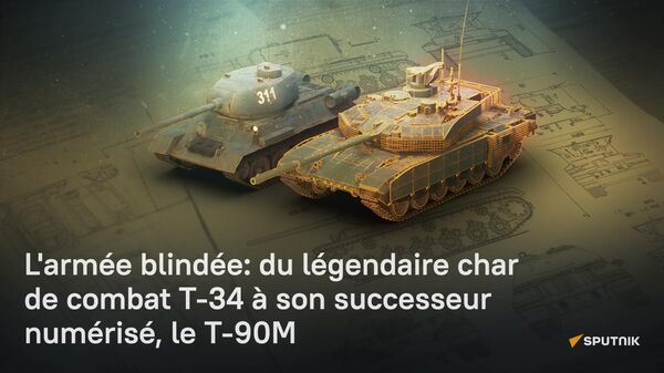 L'armée blindée russe: du légendaire char T-34 à son successeur numérisé, le T-90M - Sputnik Afrique