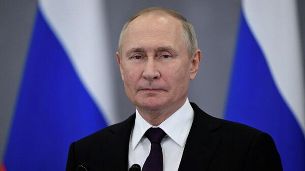 Vladimir Putin Holding Press Conference Following His Meetings With World Leaders on Victory Day - Sputnik Africa