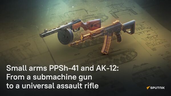 Small Arms Evolution: Soviet PPSh-41 Submachine Gun to Russian AK-12 Assault Rifle - Sputnik Africa