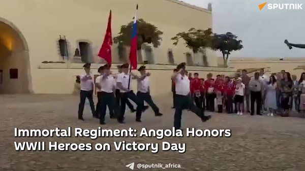 Angola Marks Victory Day With Immortal Regiment March at Historic Fortress - Sputnik Africa
