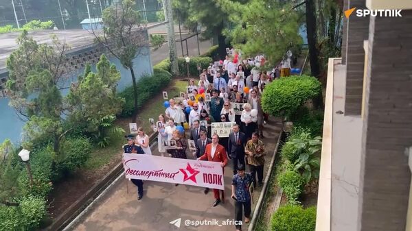 10th Anniversary 'Immortal Regiment' March Held in Indonesia for Victory Day - Sputnik Africa