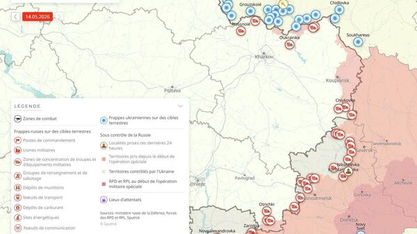 Situation dans la zone de l'opération militaire spéciale russe au 14 mai - Sputnik Afrique