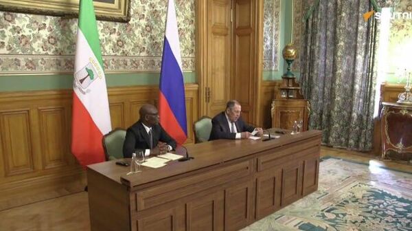 Foreign Ministers of Russia & Equatorial Guinea Hold Joint Presser in Moscow - Sputnik Africa