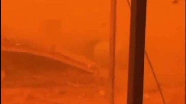 Martian Weather: Dust Storm From Jordan Engulfs Western Iraq - Sputnik Africa