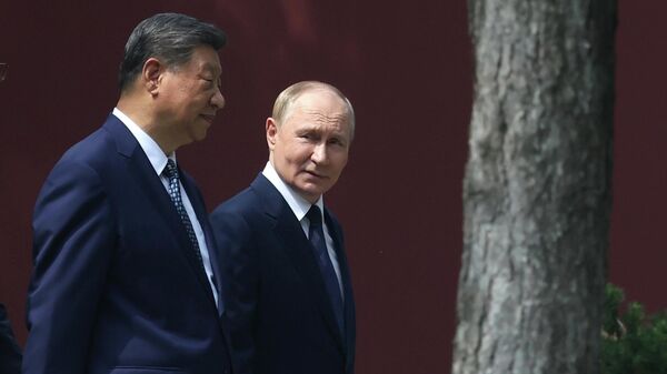 Vladimir Poutine et Xi Jinping  - Sputnik Afrique