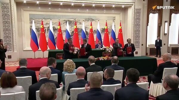Joint Statements, Document Signing Ceremony Following Talks Between Putin & Xi - Sputnik Africa