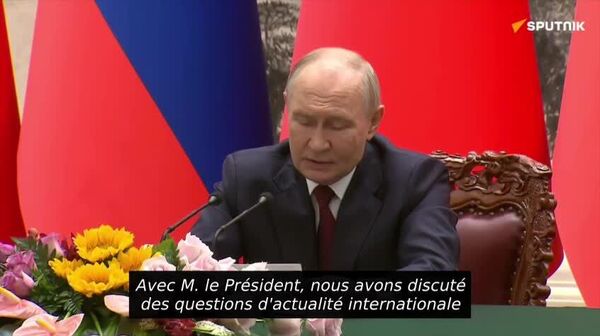 Les relations russo-chinoises sont aujourd'hui un modèle dans la construction des relations entre pays et peuples – Poutine - Sputnik Afrique