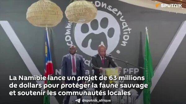 La Namibie lance un projet de 63 millions de dollars pour protéger la faune sauvage et soutenir les communautés locales - Sputnik Afrique