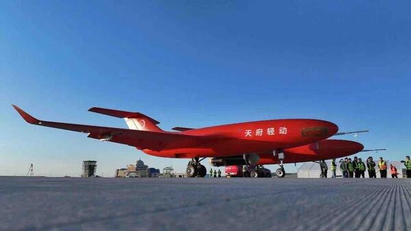 La Chine a testé en vol un turboréacteur de 600 kg de poussée destiné aux drones La Chine a testé en vol un turboréacteur de 600 kg de poussée destiné aux drones - Sputnik Afrique