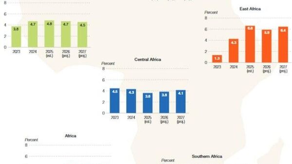Africa Remains One of Fastest-Growing Regions Despite Projected Slowdown to 4 - Sputnik Africa