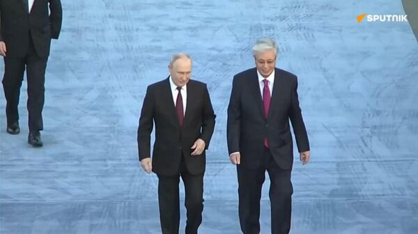 Kazakh President Tokayev Welcomes Putin in the Central Asian Country - Sputnik Africa