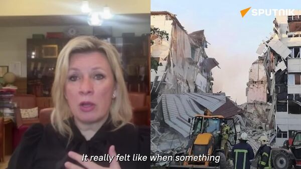 Where is Macron? Where are the marches in Paris? Russia's MFA spokeswoman slams complete silence over deaths of 21 children in Starobelsk and over 150 people in Iranian school - Sputnik Africa