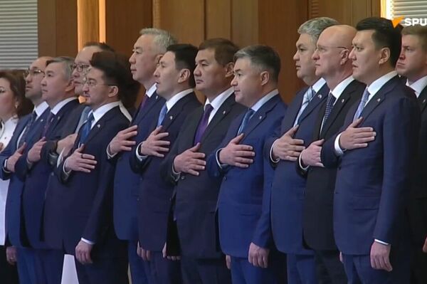 Premières images de la réception solennelle de Vladimir Poutine au Kazakhstan - Sputnik Afrique