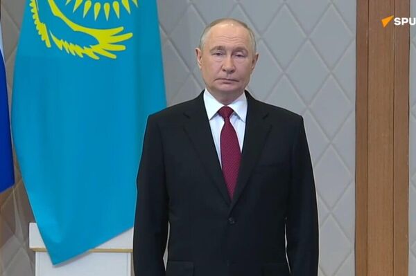 Premières images de la réception solennelle de Vladimir Poutine au Kazakhstan - Sputnik Afrique