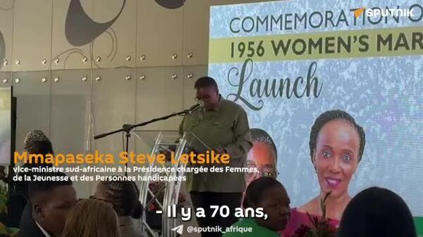 Nous commémorons le combat des femmes qui nous ont précédées, déclare une militante sud-africaine - Sputnik Afrique
