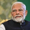 Indian Prime Minister Narendra Modi attends a meeting with Russian President Vladimir Putin at the Kremlin in Moscow, Russia. - Sputnik Africa