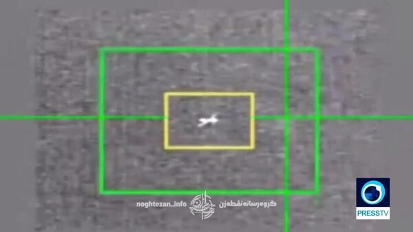 Images du moment où les Forces aérospatiales iraniennes abattent un drone MQ-1 - Sputnik Afrique
