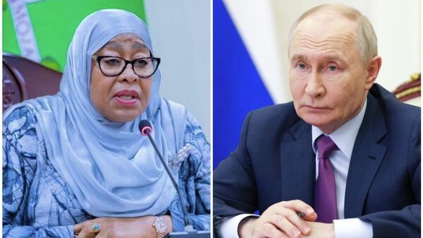 Vladimir Poutine et la Présidente tanzanienne s'entretiennent aujourd'hui au Kremlin - Sputnik Afrique