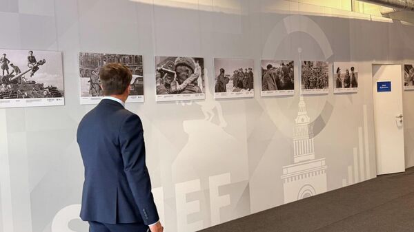 Photo Exhibition for Sovinformburo's 85th Anniversary Opens at SPIEF 2026 - Sputnik Africa