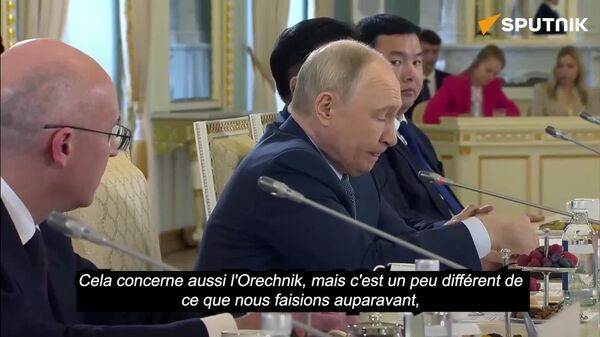Poutine explique comment la Russie a testé le missile Orechnik en Ukraine - Sputnik Afrique