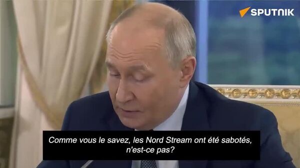 Malgré le sabotage de Nord Stream, les livraisons de gaz à l'Allemagne pourraient reprendre dès demain via la conduite restante du gazoduc - Poutine - Sputnik Afrique