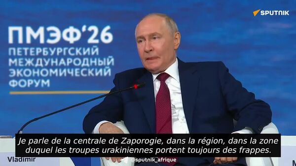 Ils ont complètement perdu la tête – Vladimir Poutine réagit aux frappes ukrainiennes contre la centrale nucléaire de Zaporojié - Sputnik Afrique