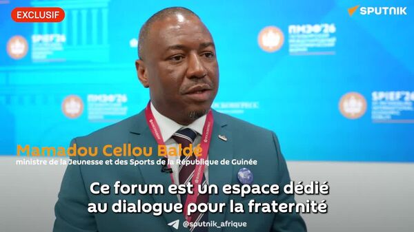 Le SPIEF est un espace dédié au dialogue pour la fraternité et la solidarité internationale, témoigne un ministre guinéen auprès de Sputnik Afrique - Sputnik Afrique