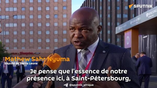 Le SPIEF permet de constater les retombées positives pour les populations, dit un participant sierra-léonais - Sputnik Afrique
