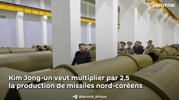 Kim Jong-un ordonne de plus que doubler la production de missiles d'ici 5 ans - Sputnik Afrique