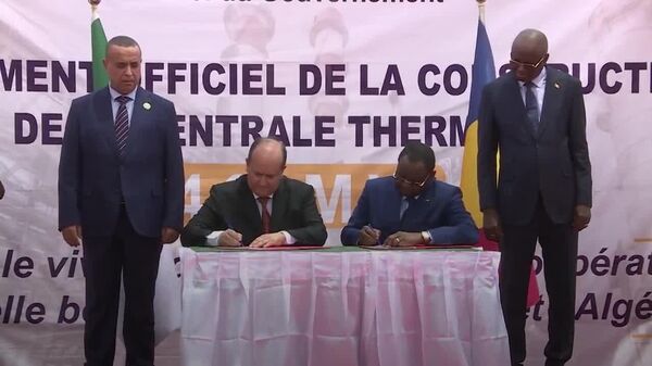 Algerian & Chadian PMs Launch Construction of 40-Megawatt Power Plant in N'Djamena - Sputnik Africa