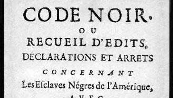 Abrogation du Code Noir, près de 400 ans plus tard: la France est-elle un pays raciste? Abrogation du Code Noir, près de 400 ans plus tard: la France est-elle un pays raciste? - Sputnik Afrique