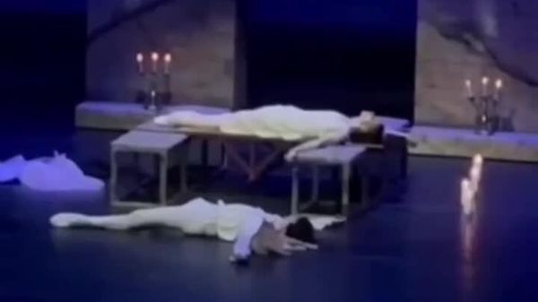 La star, c'est moi: un chat roux a choisi le moment le plus dramatique de Roméo et Juliette pour faire son show La star, c'est moi: un chat roux a choisi le moment le plus dramatique de Roméo et Juliette pour faire son show - Sputnik Afrique