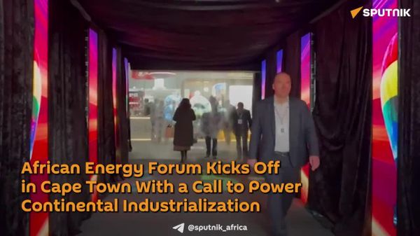 'Building Africa's Industrialized Future': Africa Energy Forum Opens in SA - Sputnik Africa