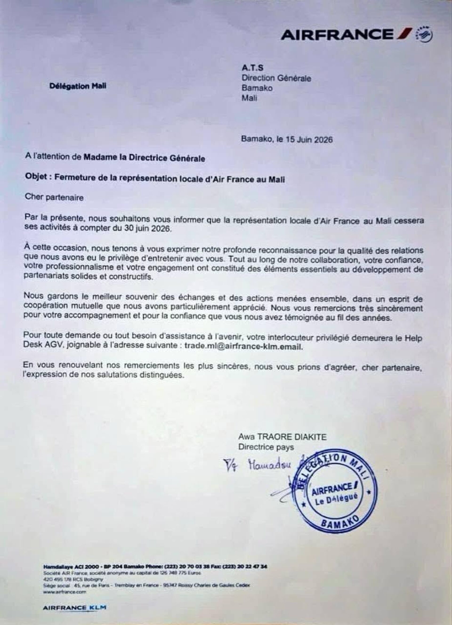 Air France quitte le Mali: recul français et opportunités pour l'Algérie, selon les médias - Sputnik Afrique, 1920, 17.06.2026