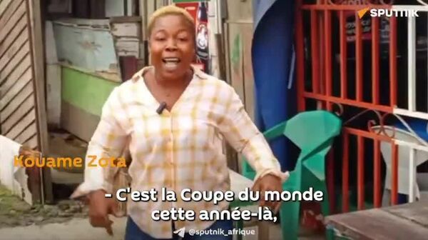 Cette année, on peut aller loin — les supporters ivoiriens avant le match contre l'Allemagne à la Coupe du monde - Sputnik Afrique