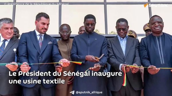 Le Président du Sénégal lance une usine textile - Sputnik Afrique