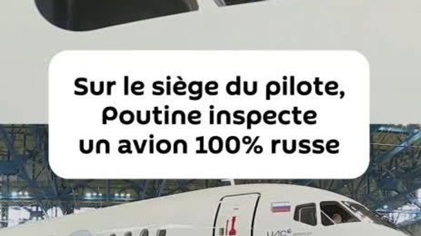 Poutine monte dans le cockpit du SJ-100, un avion 100% russe - Sputnik Afrique
