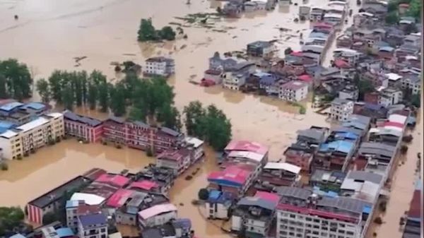 Chinese City of Huangshi Submerged After Torrential Rains - Sputnik Africa