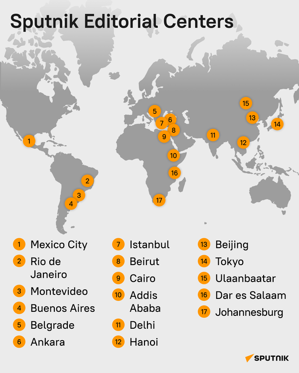 Sputnik Editorial Centers - Sputnik Africa