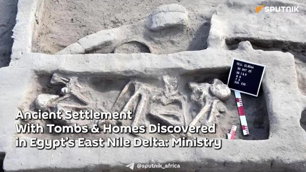 Ancient Settlement With Tombs & Homes Discovered in Egypt’s East Nile Delta: Ministry - Sputnik Africa
